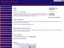 Tablet Screenshot of dehlerowners.co.uk
